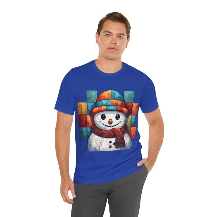 Snowman Unisex Jersey Short Sleeve Tee - Image 130