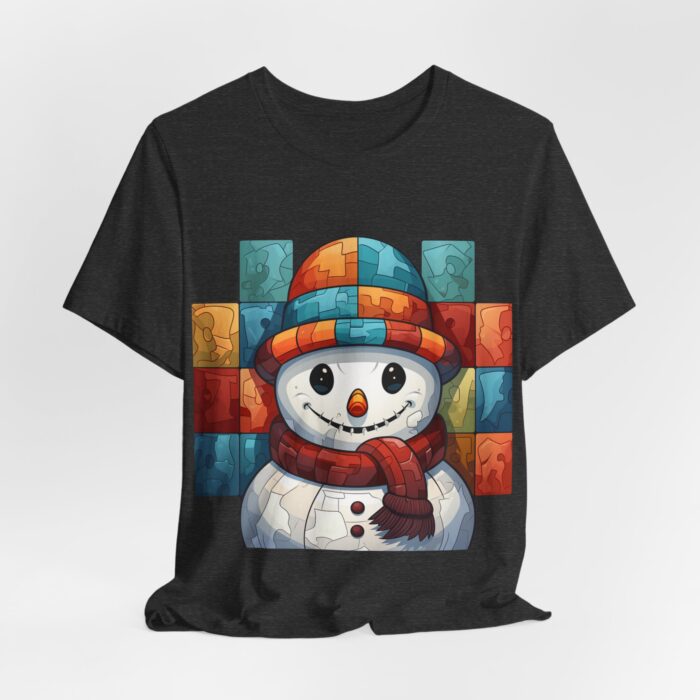 Snowman Unisex Jersey Short Sleeve Tee - Image 180