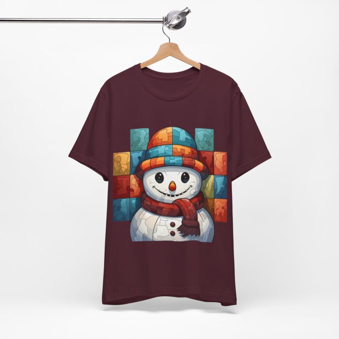 Snowman Unisex Jersey Short Sleeve Tee - Image 239