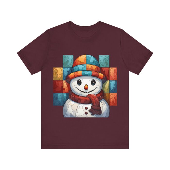 Snowman Unisex Jersey Short Sleeve Tee - Image 233