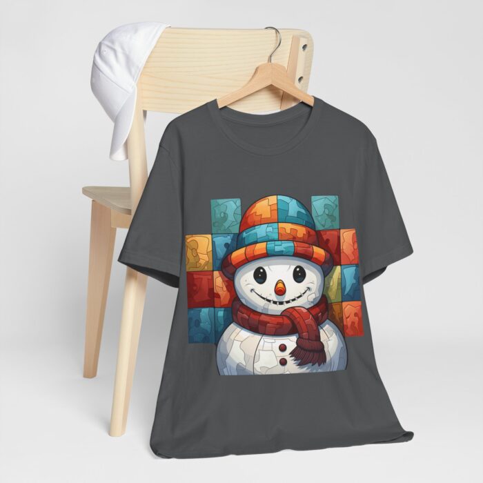 Snowman Unisex Jersey Short Sleeve Tee - Image 153