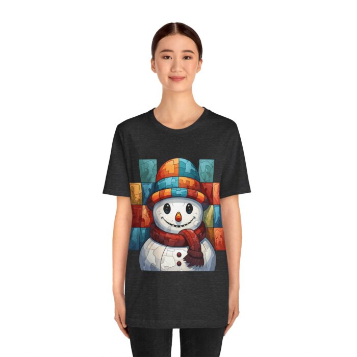 Snowman Unisex Jersey Short Sleeve Tee - Image 185