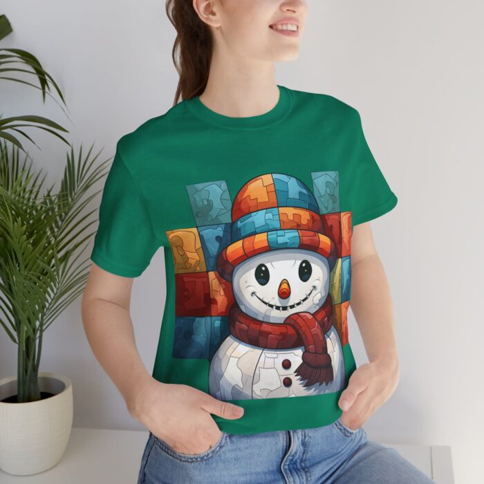 Snowman Unisex Jersey Short Sleeve Tee - Image 111