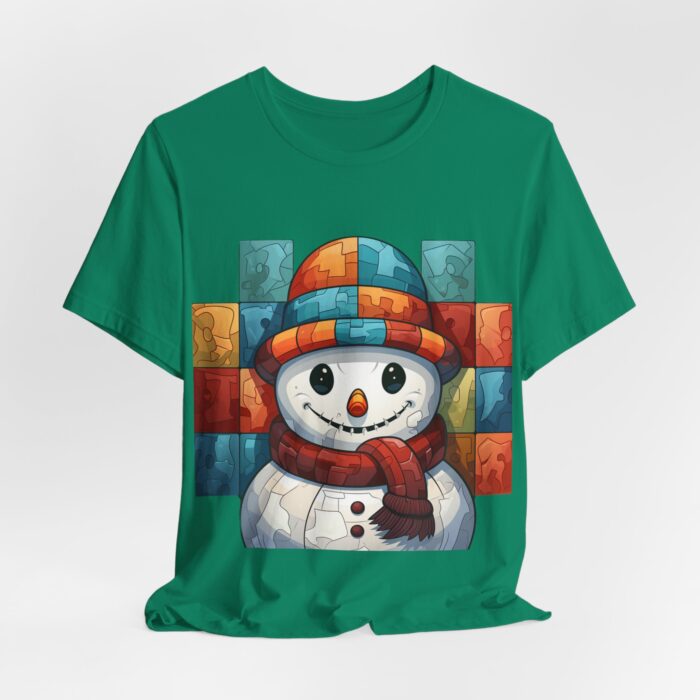 Snowman Unisex Jersey Short Sleeve Tee - Image 93