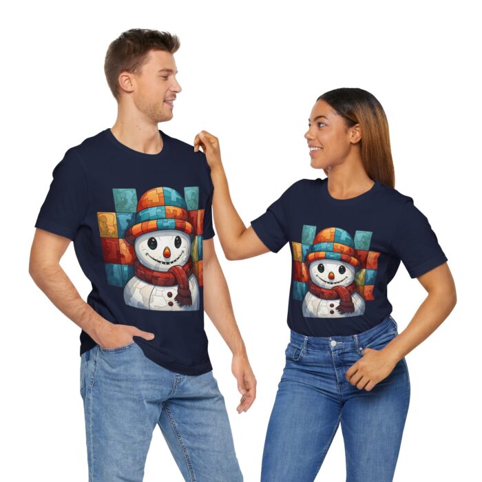 Snowman Unisex Jersey Short Sleeve Tee - Image 228