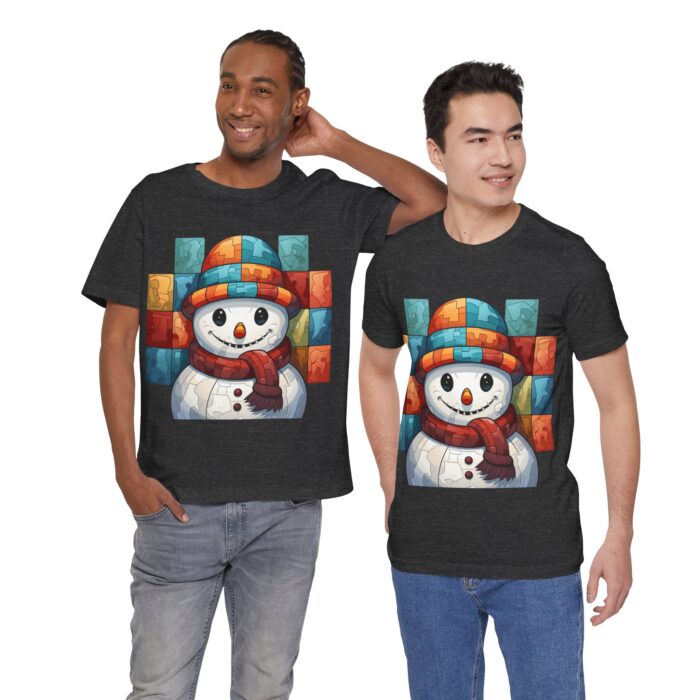 Snowman Unisex Jersey Short Sleeve Tee - Image 202