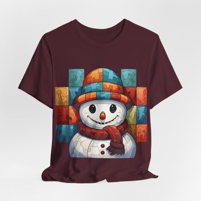 Snowman Unisex Jersey Short Sleeve Tee - Image 238