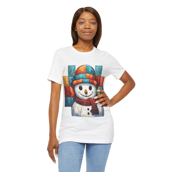 Snowman Unisex Jersey Short Sleeve Tee - Image 22