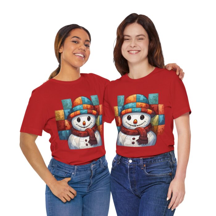 Snowman Unisex Jersey Short Sleeve Tee - Image 288