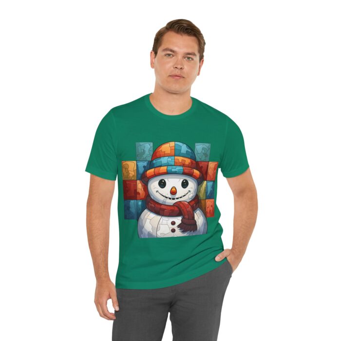 Snowman Unisex Jersey Short Sleeve Tee - Image 101