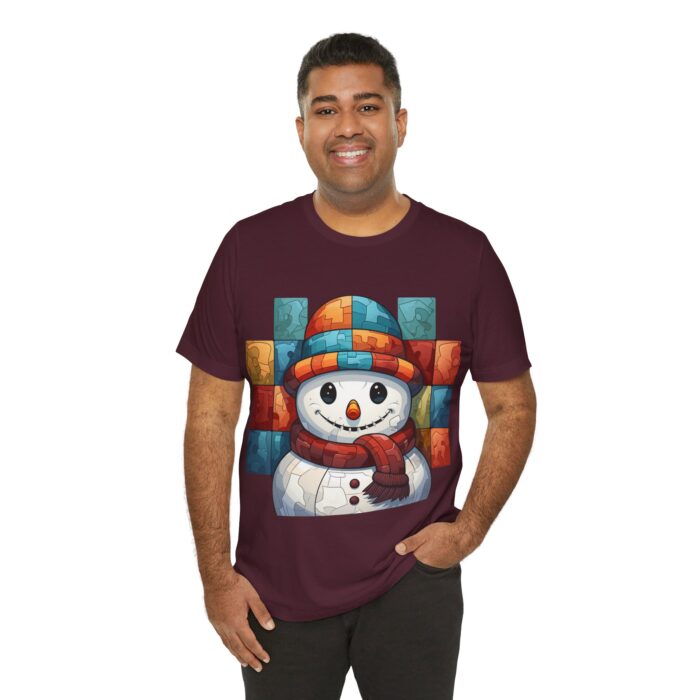 Snowman Unisex Jersey Short Sleeve Tee - Image 248