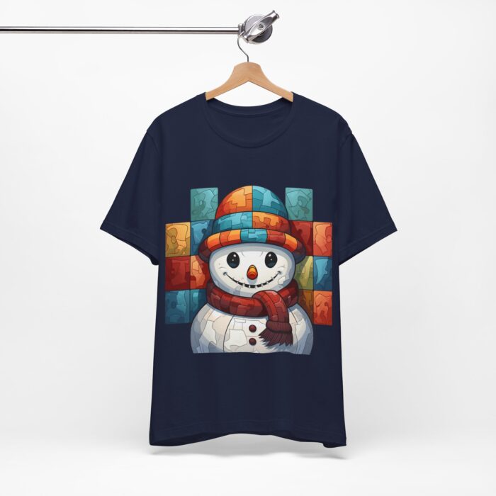 Snowman Unisex Jersey Short Sleeve Tee - Image 210