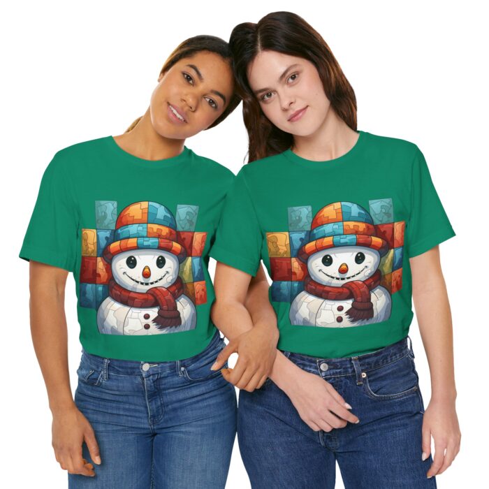 Snowman Unisex Jersey Short Sleeve Tee - Image 113