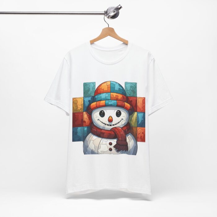 Snowman Unisex Jersey Short Sleeve Tee - Image 7