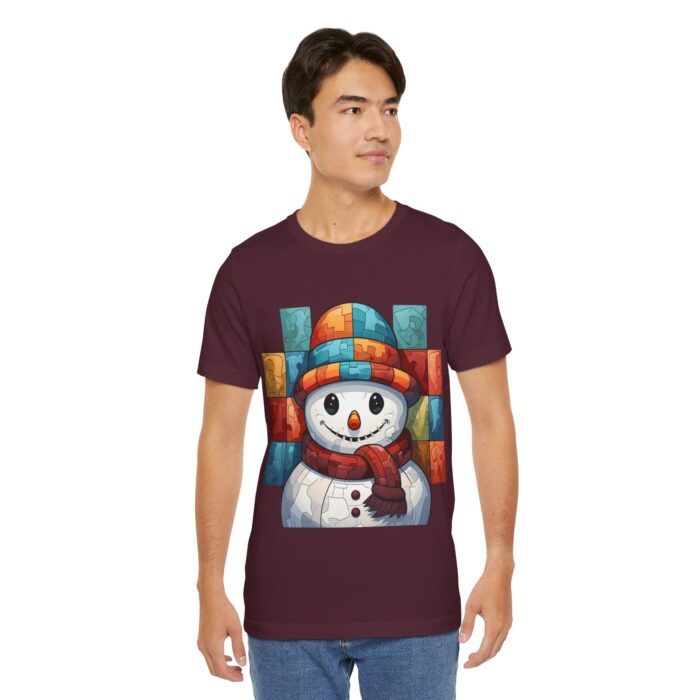 Snowman Unisex Jersey Short Sleeve Tee - Image 252