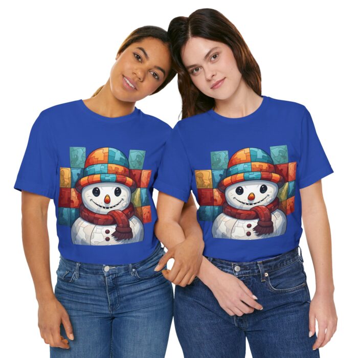 Snowman Unisex Jersey Short Sleeve Tee - Image 142