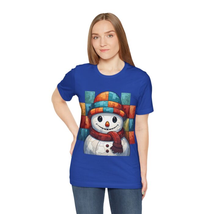 Snowman Unisex Jersey Short Sleeve Tee - Image 129