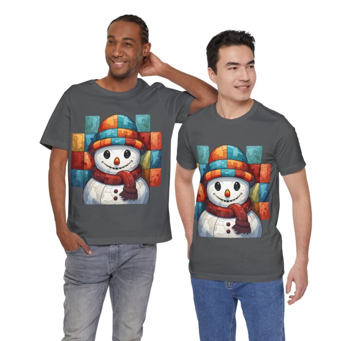 Snowman Unisex Jersey Short Sleeve Tee - Image 173