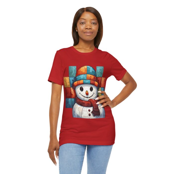 Snowman Unisex Jersey Short Sleeve Tee - Image 283