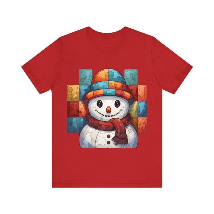 Snowman Unisex Jersey Short Sleeve Tee - Image 262