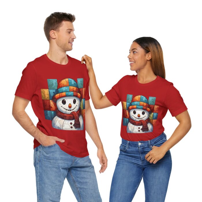 Snowman Unisex Jersey Short Sleeve Tee - Image 286