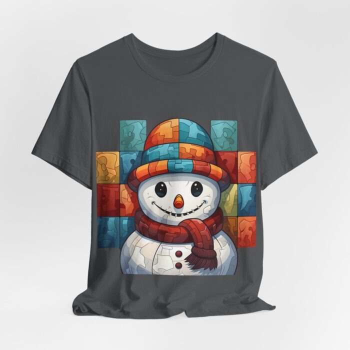 Snowman Unisex Jersey Short Sleeve Tee - Image 151