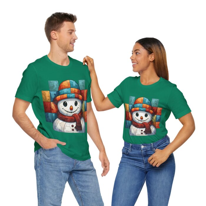 Snowman Unisex Jersey Short Sleeve Tee - Image 112