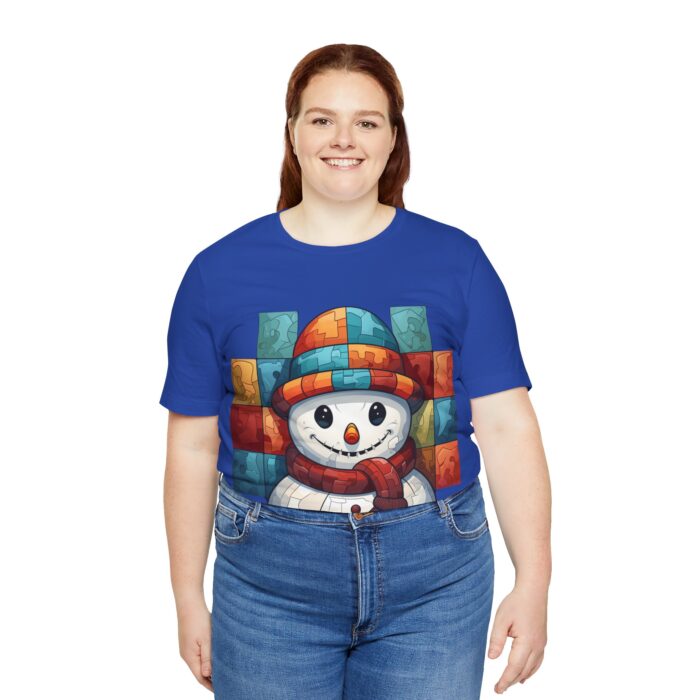 Snowman Unisex Jersey Short Sleeve Tee - Image 131