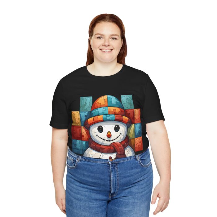 Snowman Unisex Jersey Short Sleeve Tee - Image 44