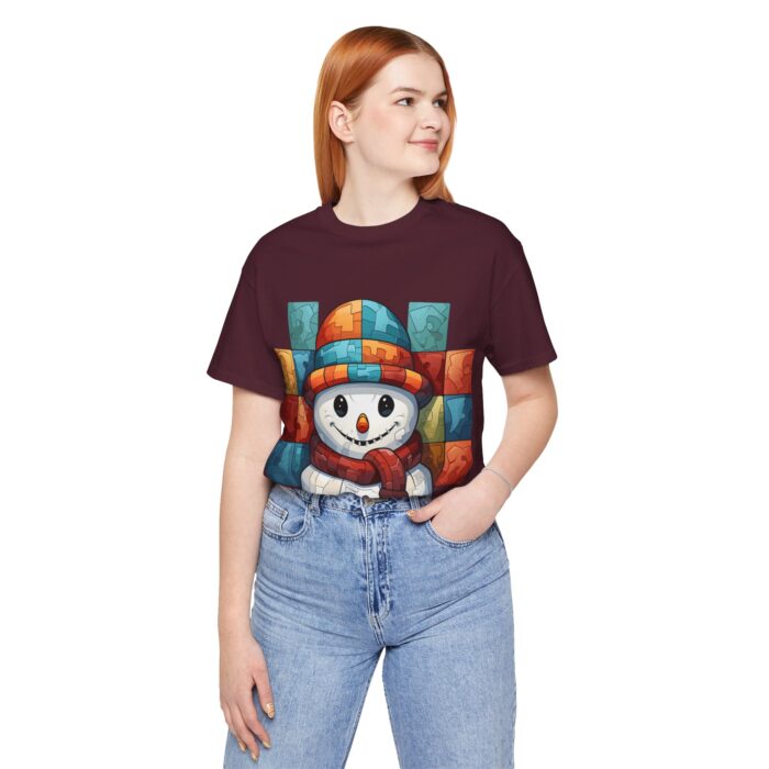 Snowman Unisex Jersey Short Sleeve Tee - Image 250