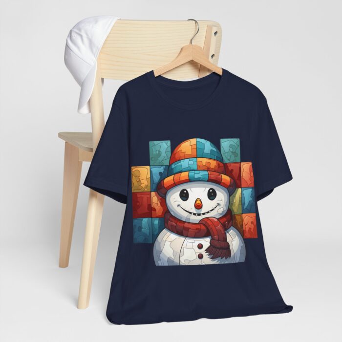 Snowman Unisex Jersey Short Sleeve Tee - Image 211