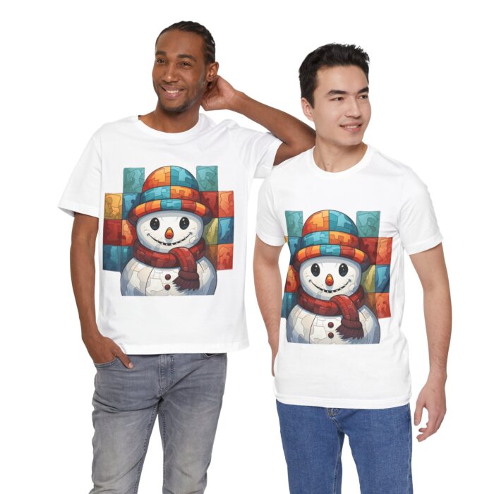 Snowman Unisex Jersey Short Sleeve Tee - Image 28