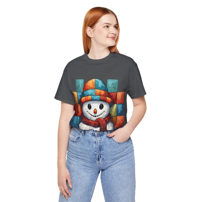 Snowman Unisex Jersey Short Sleeve Tee - Image 163