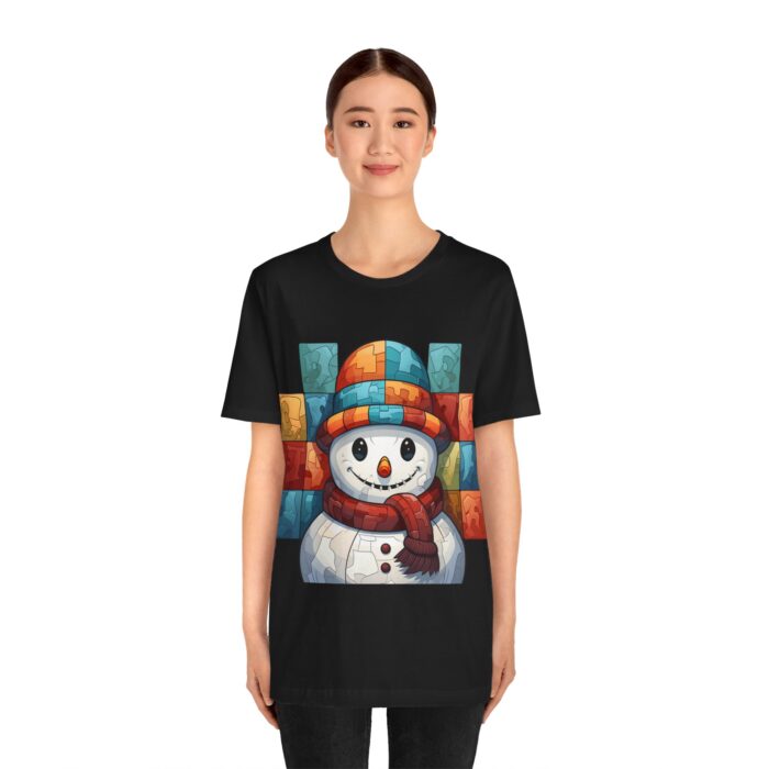 Snowman Unisex Jersey Short Sleeve Tee - Image 40