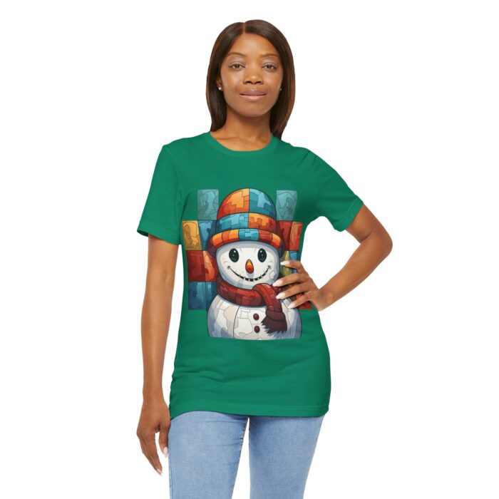 Snowman Unisex Jersey Short Sleeve Tee - Image 109