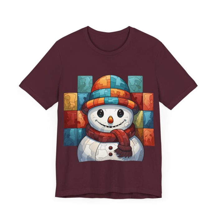 Snowman Unisex Jersey Short Sleeve Tee - Image 235