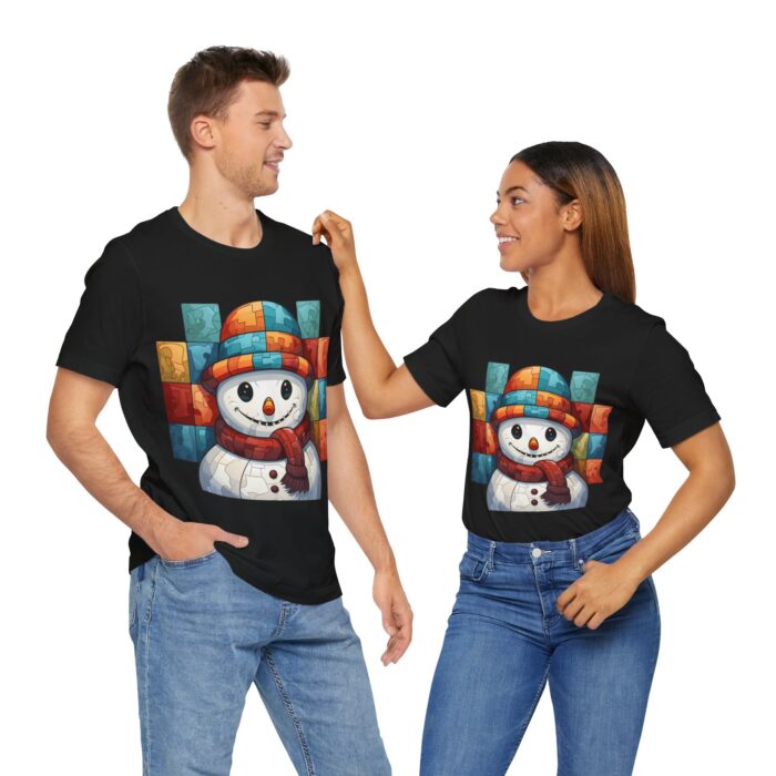 Snowman Unisex Jersey Short Sleeve Tee - Image 54