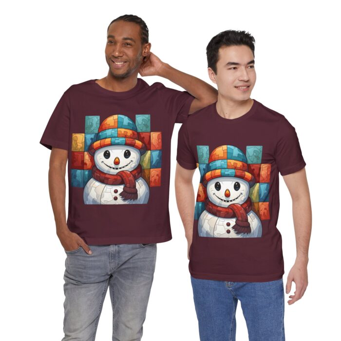 Snowman Unisex Jersey Short Sleeve Tee - Image 260