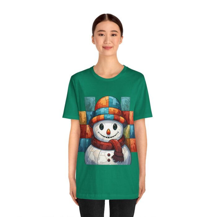 Snowman Unisex Jersey Short Sleeve Tee - Image 98