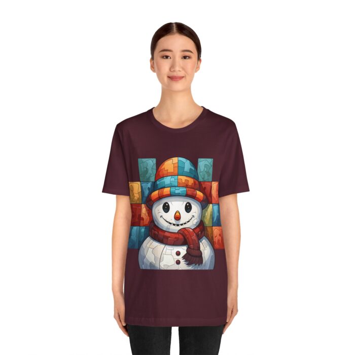 Snowman Unisex Jersey Short Sleeve Tee - Image 243