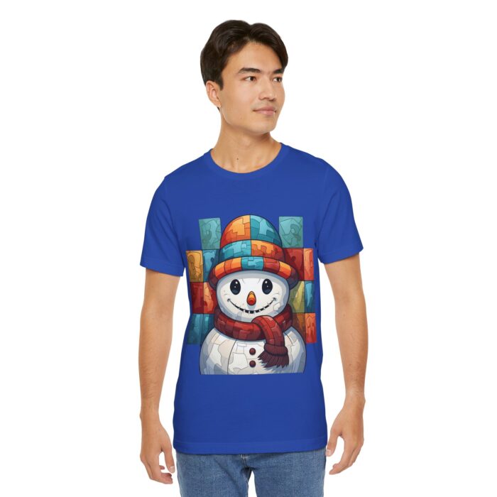 Snowman Unisex Jersey Short Sleeve Tee - Image 136