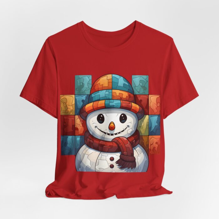 Snowman Unisex Jersey Short Sleeve Tee - Image 267