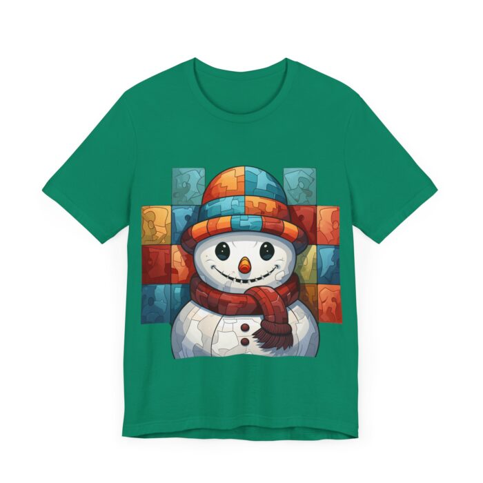 Snowman Unisex Jersey Short Sleeve Tee - Image 90