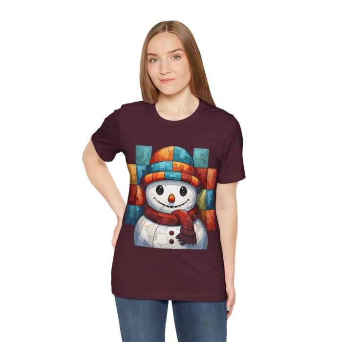 Snowman Unisex Jersey Short Sleeve Tee - Image 245