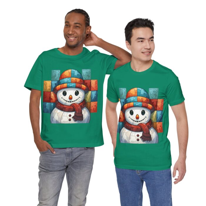 Snowman Unisex Jersey Short Sleeve Tee - Image 115