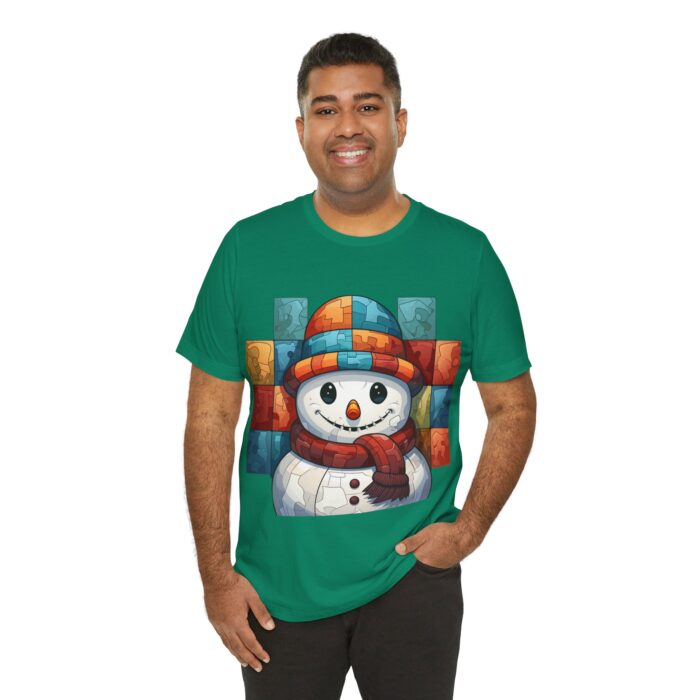 Snowman Unisex Jersey Short Sleeve Tee - Image 103