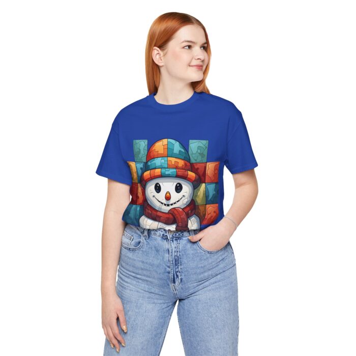 Snowman Unisex Jersey Short Sleeve Tee - Image 134