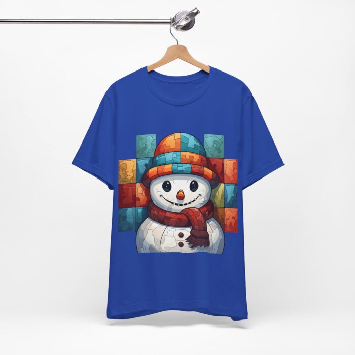 Snowman Unisex Jersey Short Sleeve Tee - Image 123