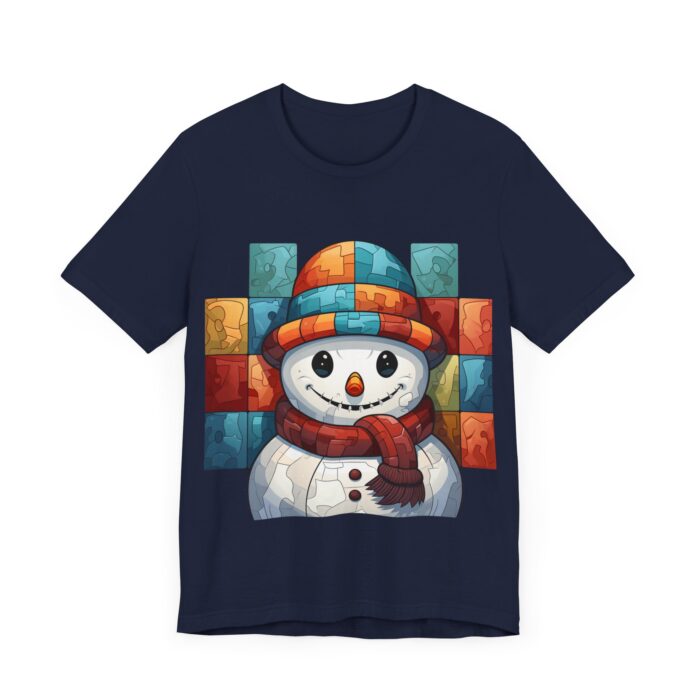 Snowman Unisex Jersey Short Sleeve Tee - Image 206