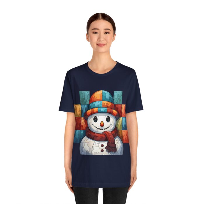 Snowman Unisex Jersey Short Sleeve Tee - Image 214